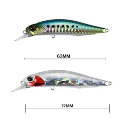 Señuelos Minnow Wobbler Jerkbait suspendido para culter y alburnus