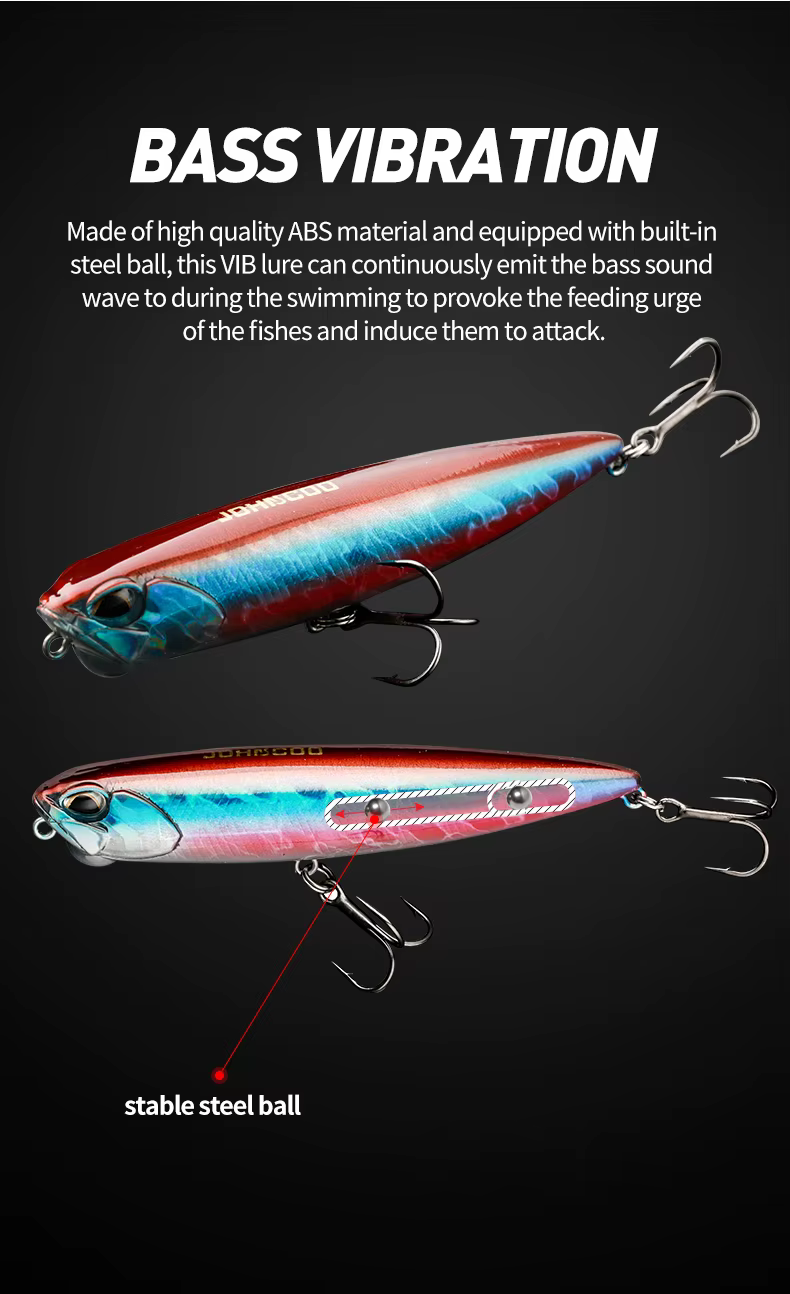 Señuelo flotante JOHNCOO para pesca de superficie