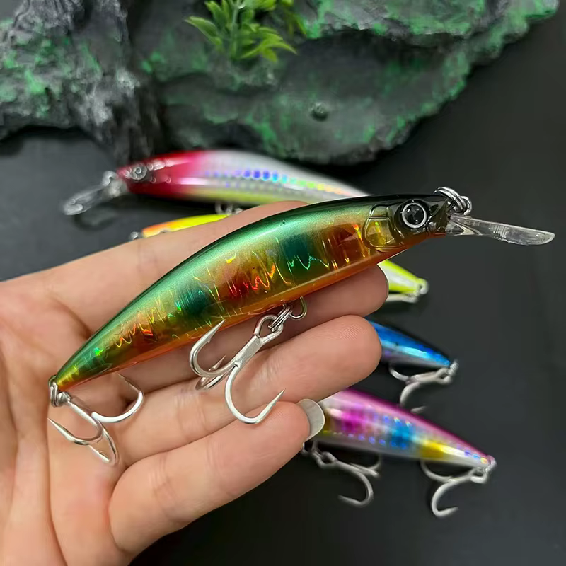 Señuelo Wobbler hundible swimbait de pececillo para agua salada - imagen 5
