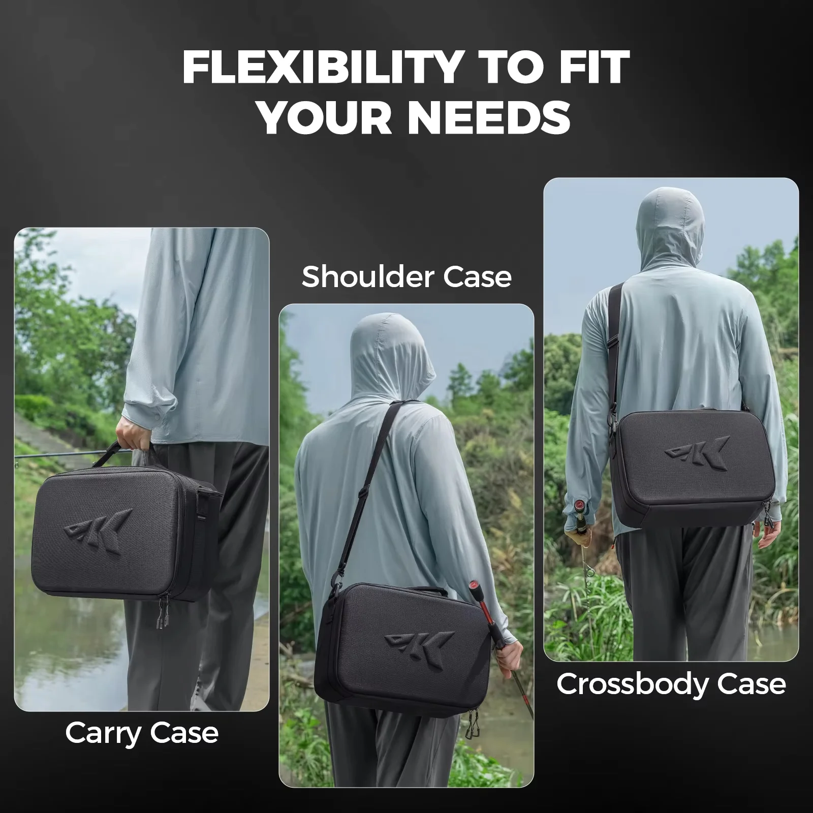 Estuche para carretes KastKing M/L con divisores – resistente al agua - imagen 5