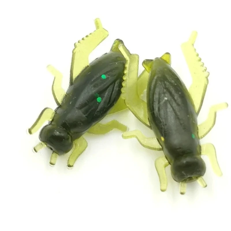 Señuelo de grillo artificial blando realista para pesca ligera - imagen 2