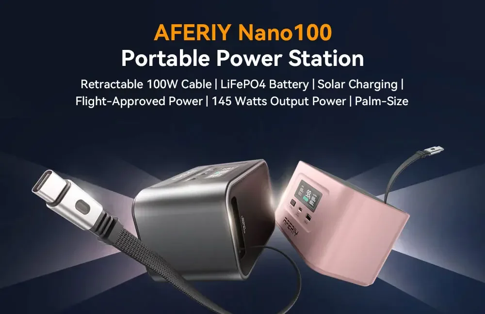 Estación de energía portátil AFERIY Nano100
