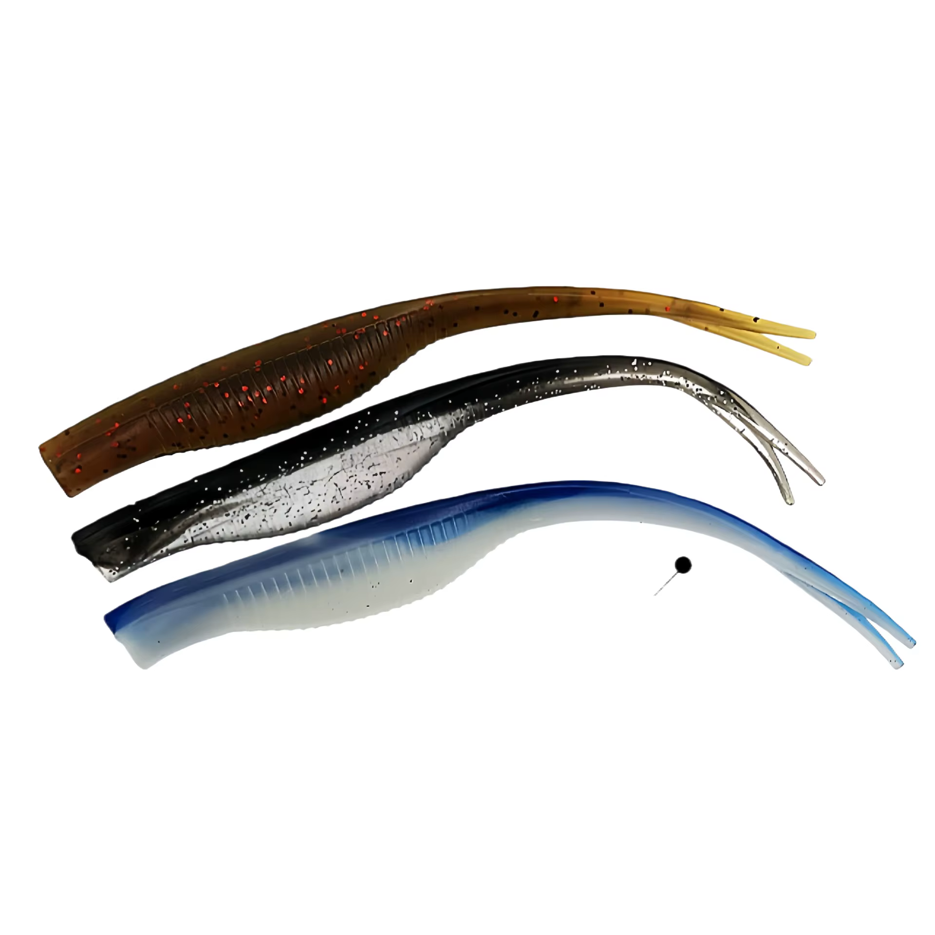 MUKUN Señuelos Drop Shot Jerk Shad Minnow – vinilo para lubina y trucha