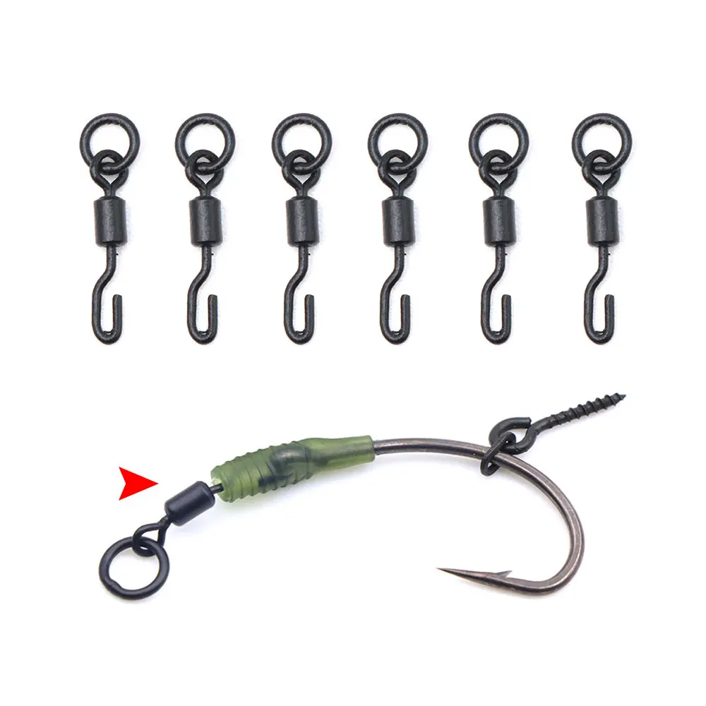 Esmerillones de enganche rápido para aparejos de carpa