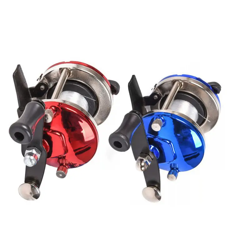 WEIHE1PC Carrete de pesca en hielo con arrastre y Bait Runner - imagen 4