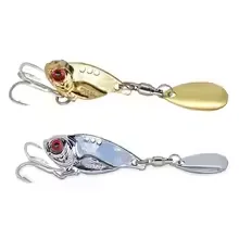 Cucharas giratorias VIB con lentejuelas para trucha, señuelo duro - imagen 3