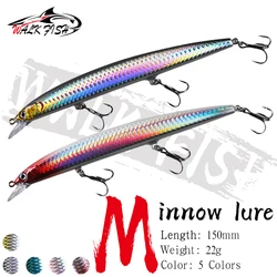 WALK FISH Señuelo Minnow flotante para trucha y carpa