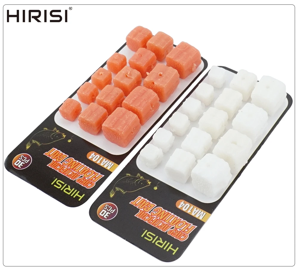 Cebos de silicona Hirisi MA104 color naranja