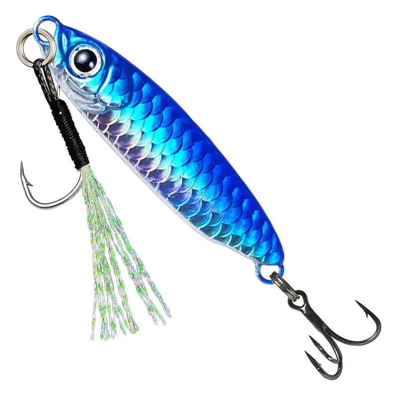 Anzuelo Jigging con cebo giratorio - plantilla láser de metal - imagen 4
