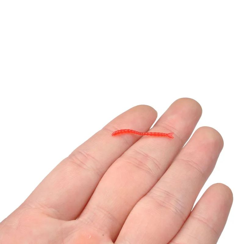 Vinilo gusano aromatizado con aroma a pescado – cola partida - imagen 2