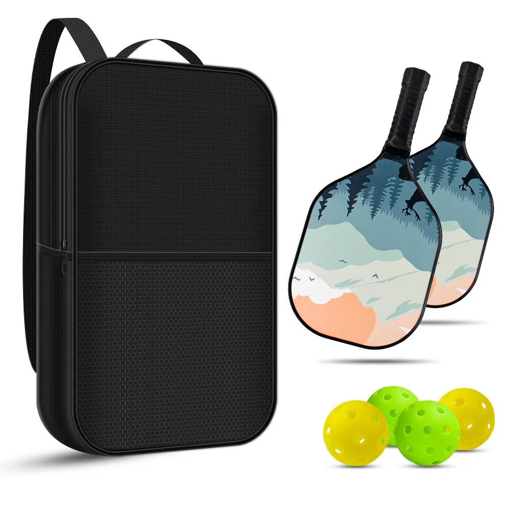 Bolsa portátil para raqueta de Pickleball en color negro