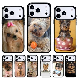 Funda Yorkshire Terrier para iPhone 17/16/15/14/13/12/11 Pro Max
