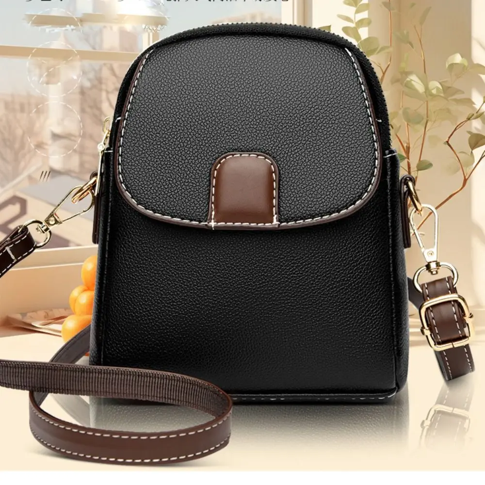 Bolso de hombro de cuero cuadrado para mujer – mini bandolera - imagen 5