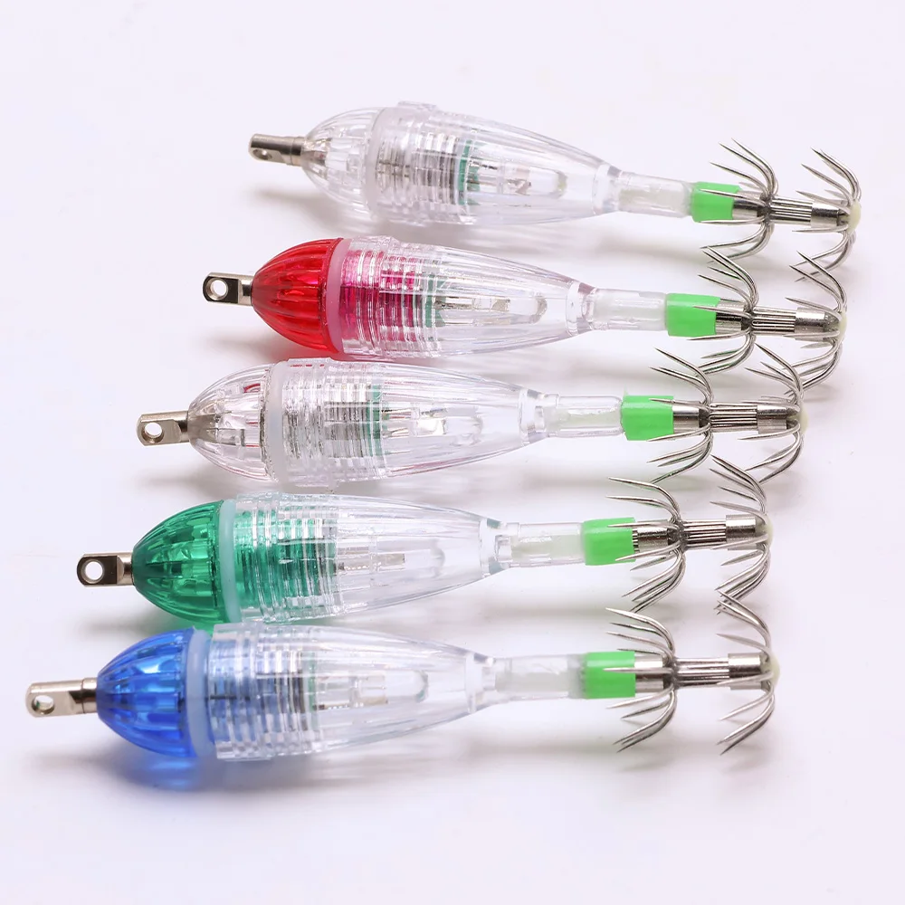 Luz LED mini para pesca de calamar subacuática con cebo intermitente - imagen 5