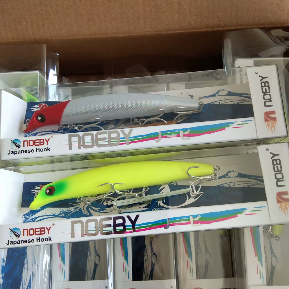 Noeby Sasuke Lipless Minnow – Señuelo duro flotante para lucio - imagen 2
