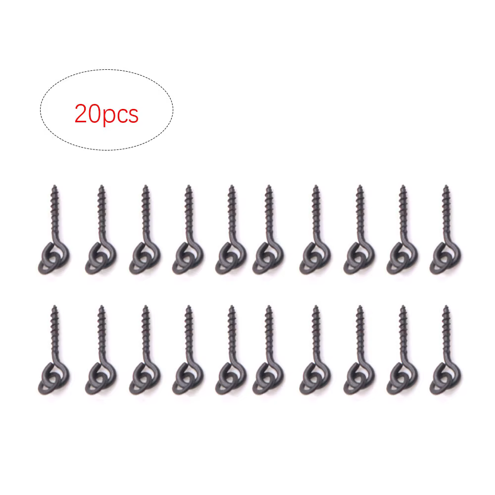 Clips Boilie para carpa con anillo giratorio y tornillos de cebo - imagen 4