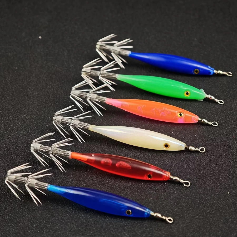 Ackibbik mini señuelos luminosos para calamar, pulpo y pez espada - imagen 3