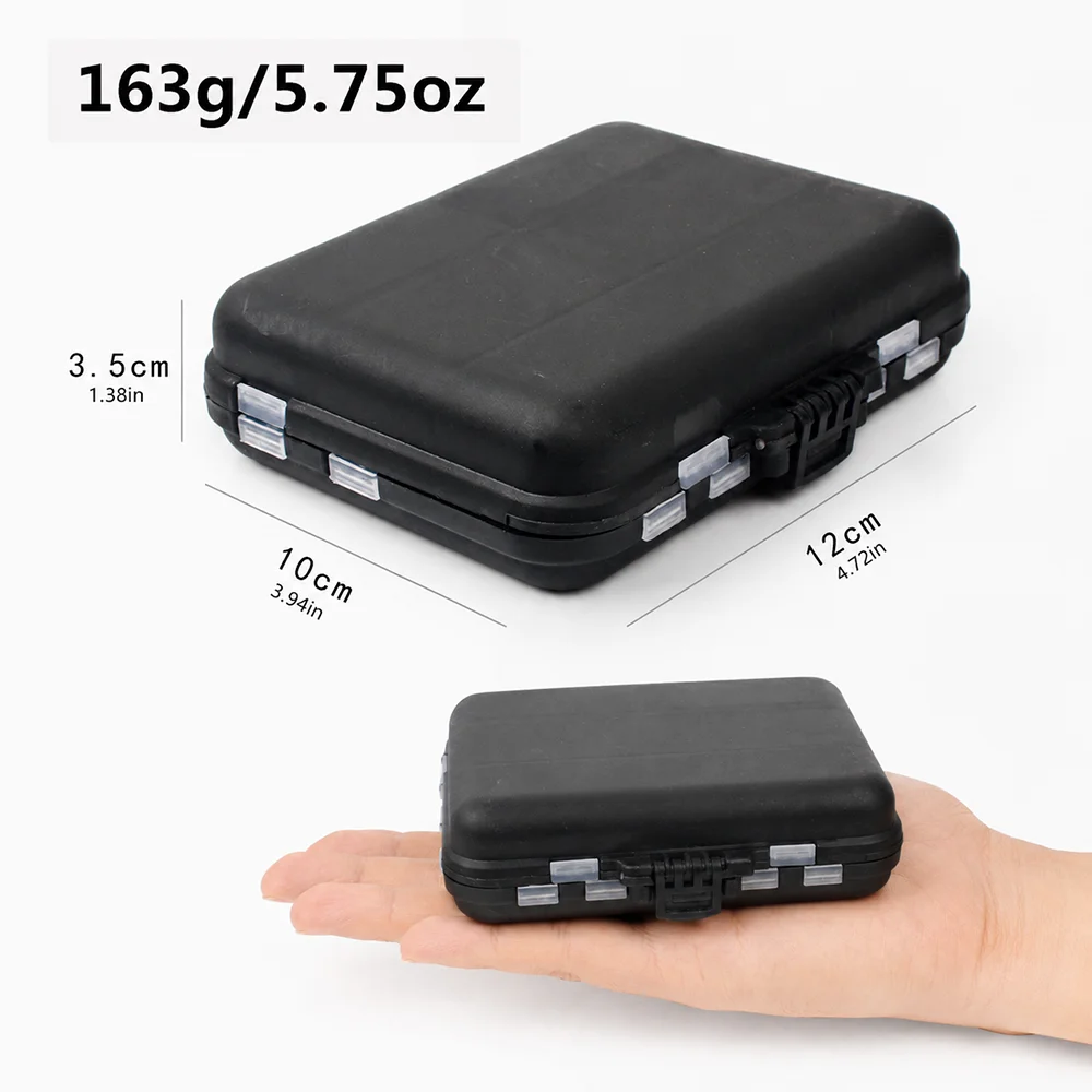 Caja con compartimentos y cierre