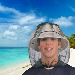 Gorro pesca antimosquitos con red y protector facial – Camping