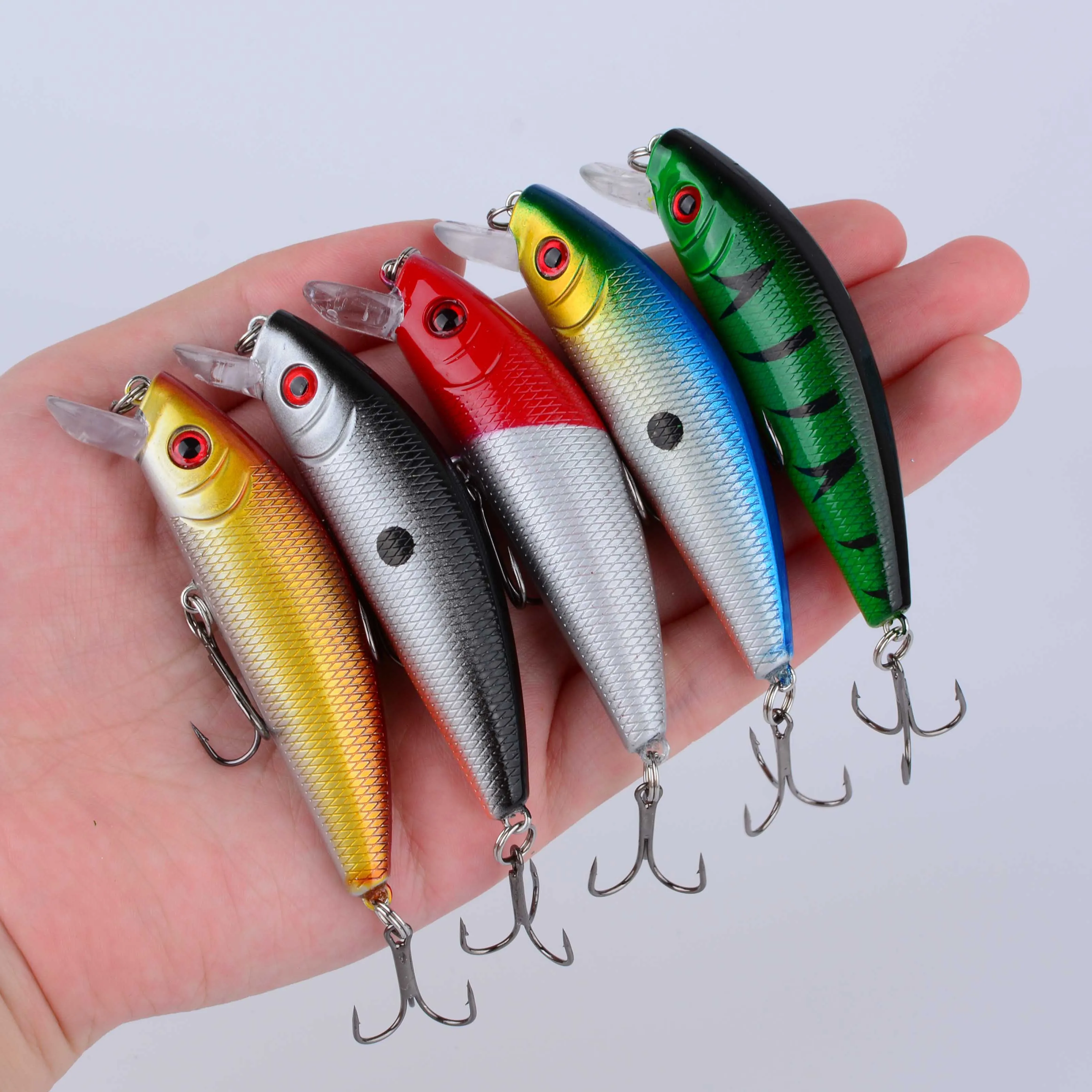 Señuelo en escena de pesca