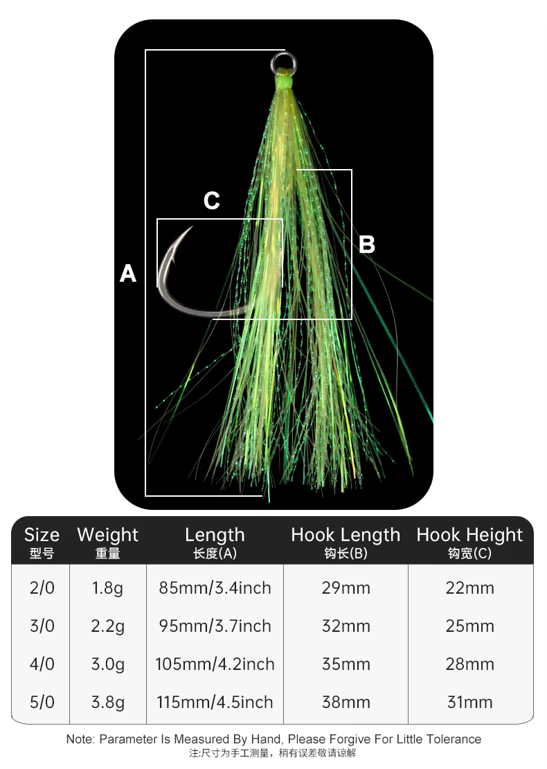 Anzuelos OBSESSION HK029 para jigging pesado