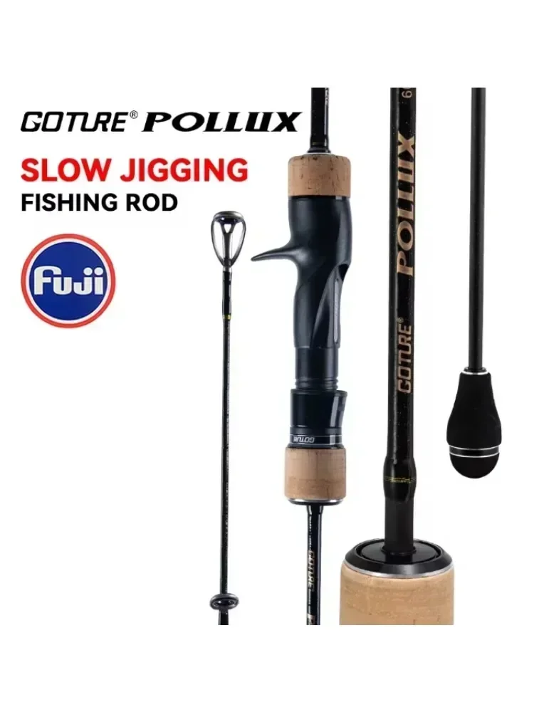 Goture Pollux caña de jigging lento 1,83‑1,98 m Fuji Ring agua salada