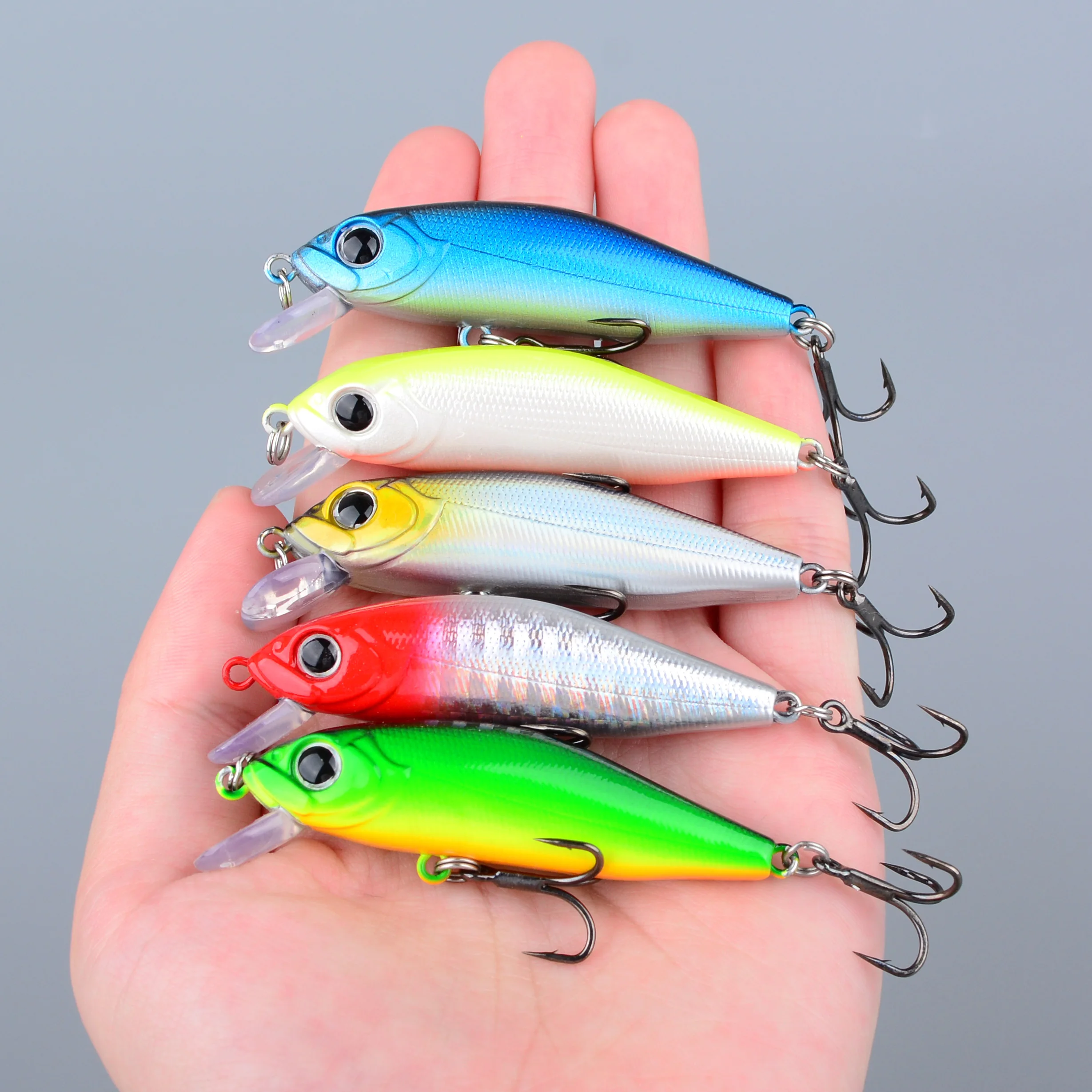 Variedad de colores del set de crankbaits