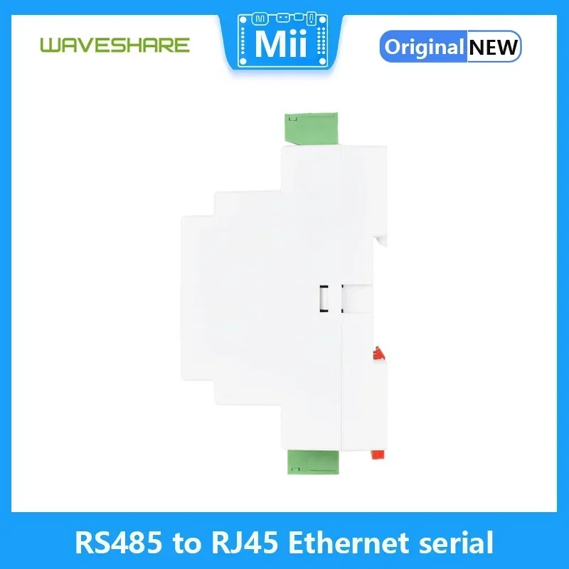 Convertidor RS485 a Ethernet Waveshare RJ45 TCP/IP en Riel PoE - imagen 2