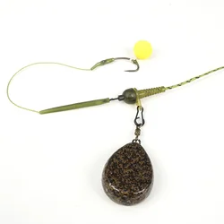 Hirisi clips plomo-goma para pesca de carpa con anillas