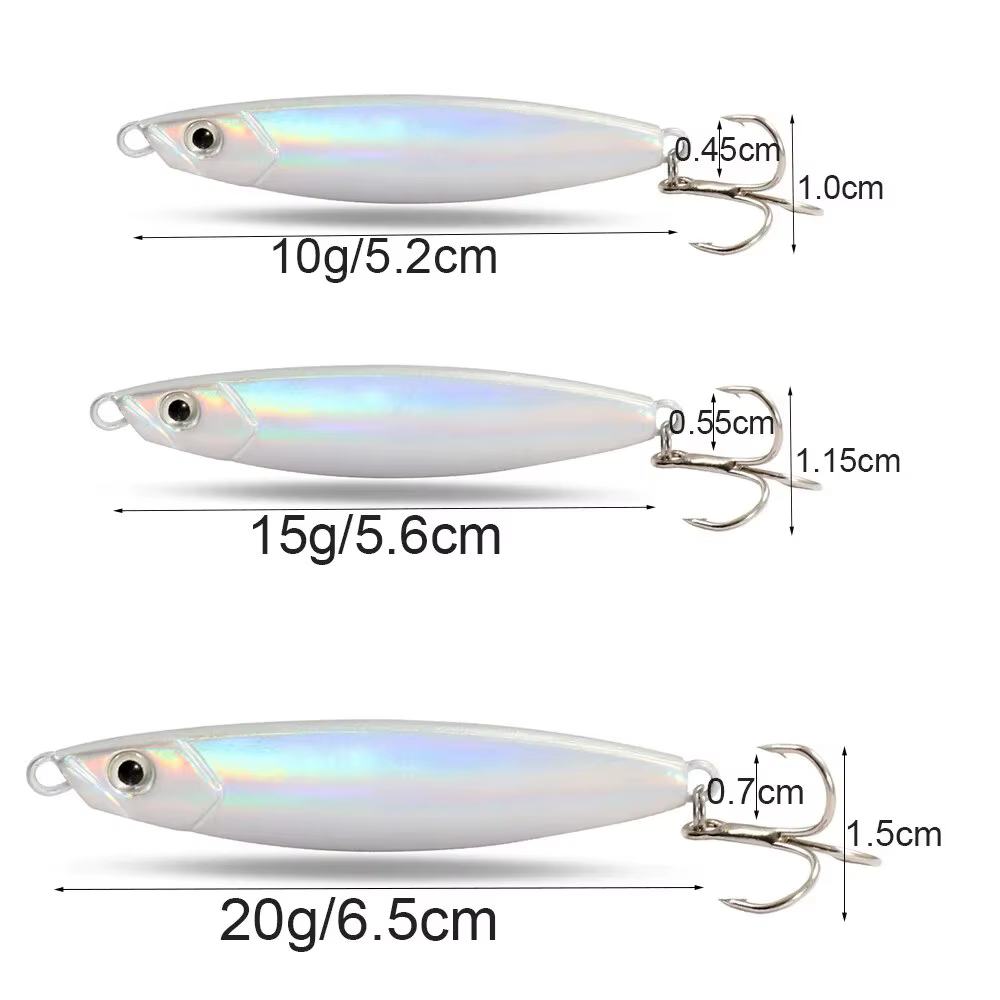 Swimbait metálico con acabado láser para lucio y lubina - imagen 4