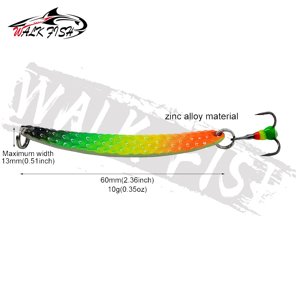 Walk Fish Spoon Cuchara – Señuelo metálico para hielo - imagen 2