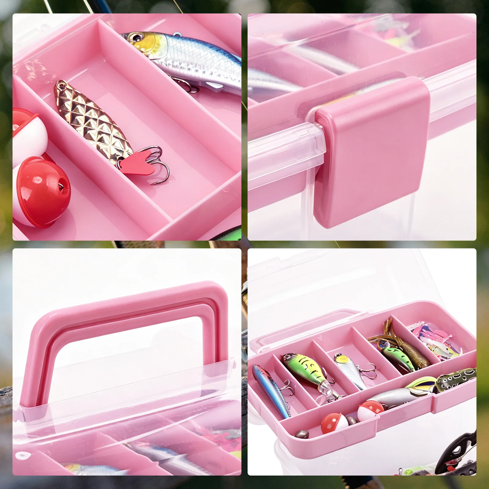 Goture Caja de Pesca con señuelos y accesorios para trucha - imagen 2