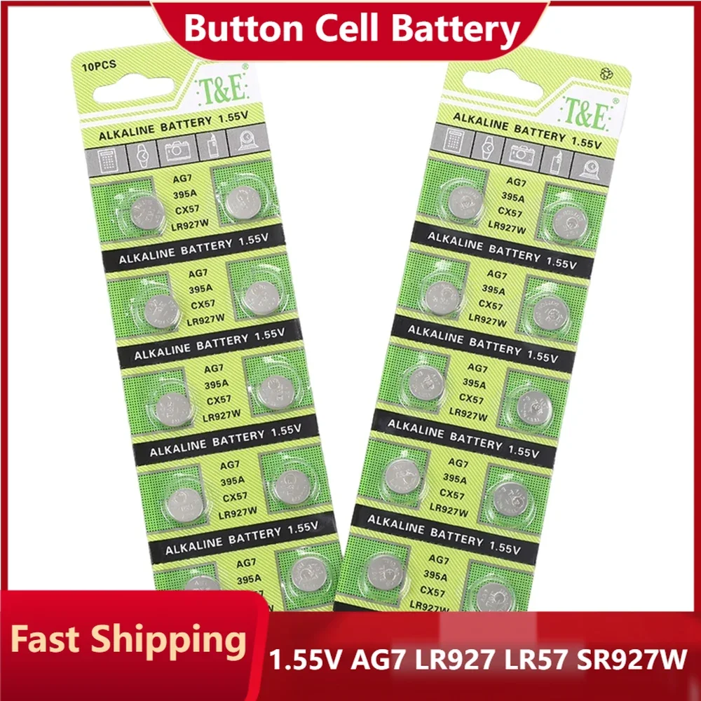 Pila de botón AG7 compatible con relojes y mandos - imagen 3