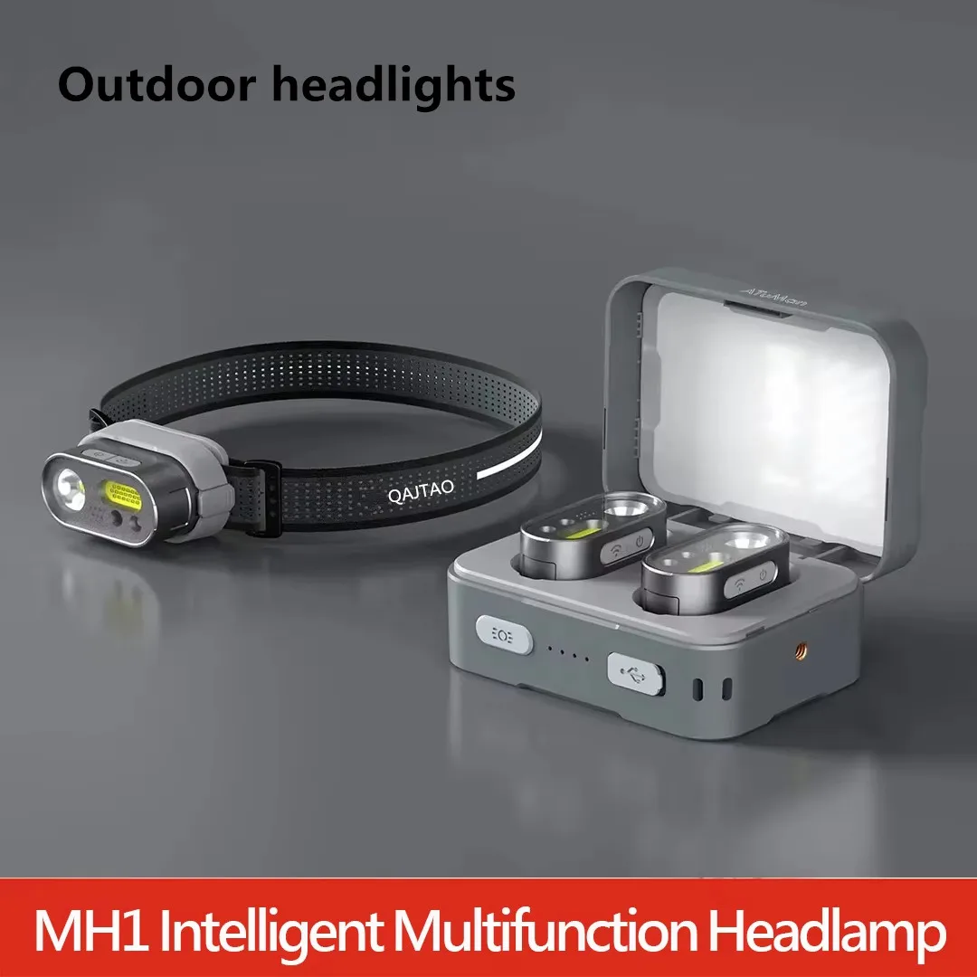 DUKA MH1 faro recargable LED portátil con sensor para pesca