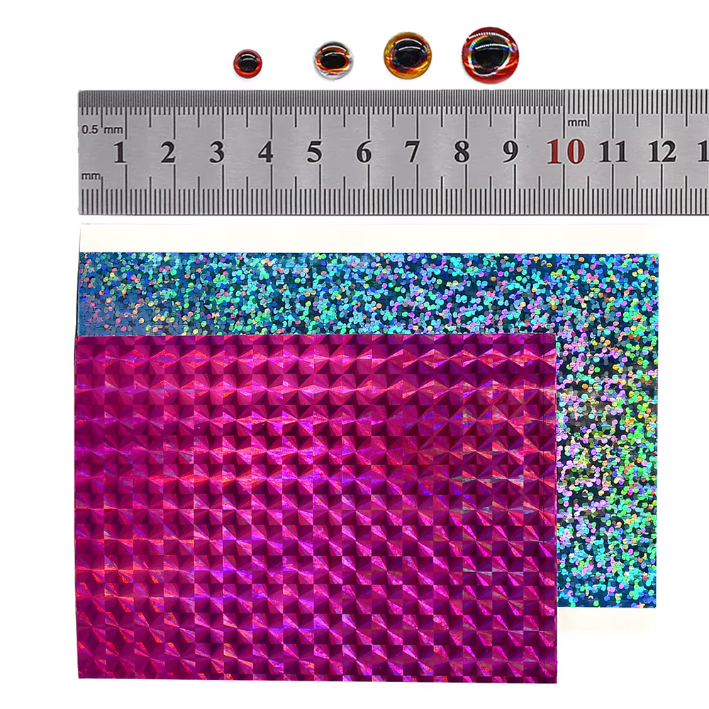 Kit reparación ojos 3D holográficos para señuelos de pesca - imagen 2