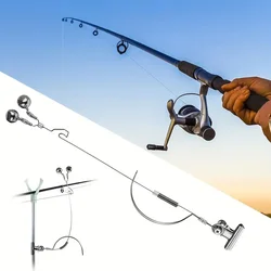 Alarma de picadura pesca acero inoxidable ajustable