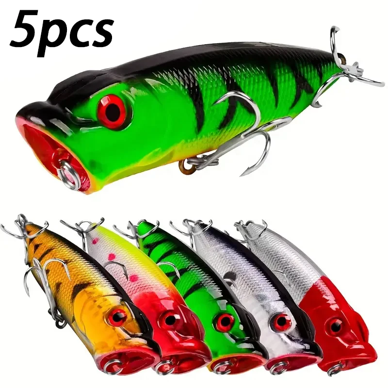 Señuelo Popper de superficie – Cebo artificial duro para pesca deportiva