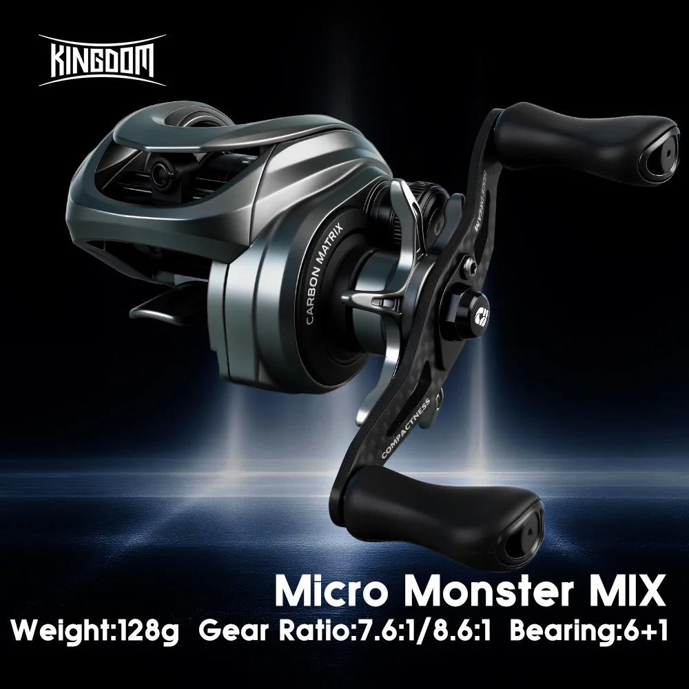 Carrete BFS ultraligero Kingdom con freno magnético y carbono