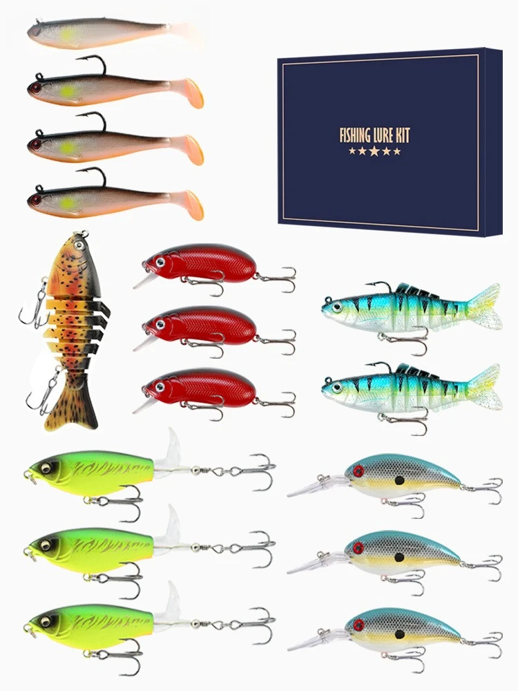 Señuelos variados para pesca con diferentes estilos de acción