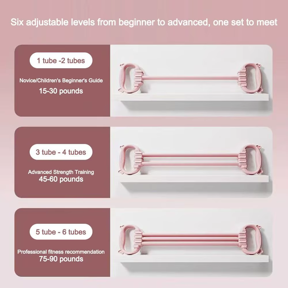 8 Bandas de Resistencia Yoga – Silicona Suave 35 LB - imagen 4