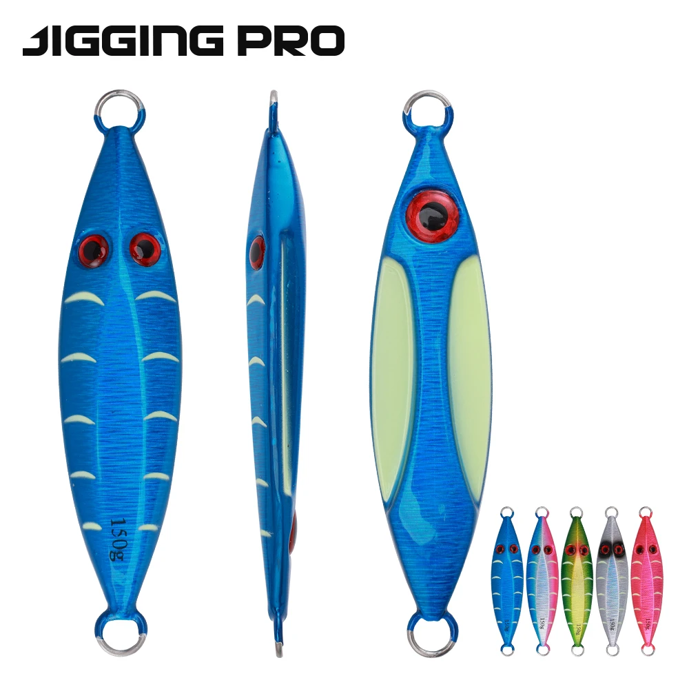 Señuelo UV metálico luminoso para pesca de atún y lubina - imagen 3