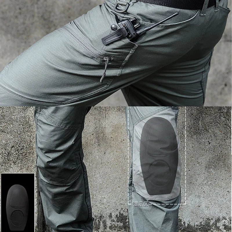 Arisoft Pantalones de pesca impermeables con bolsillos cargo - imagen 5
