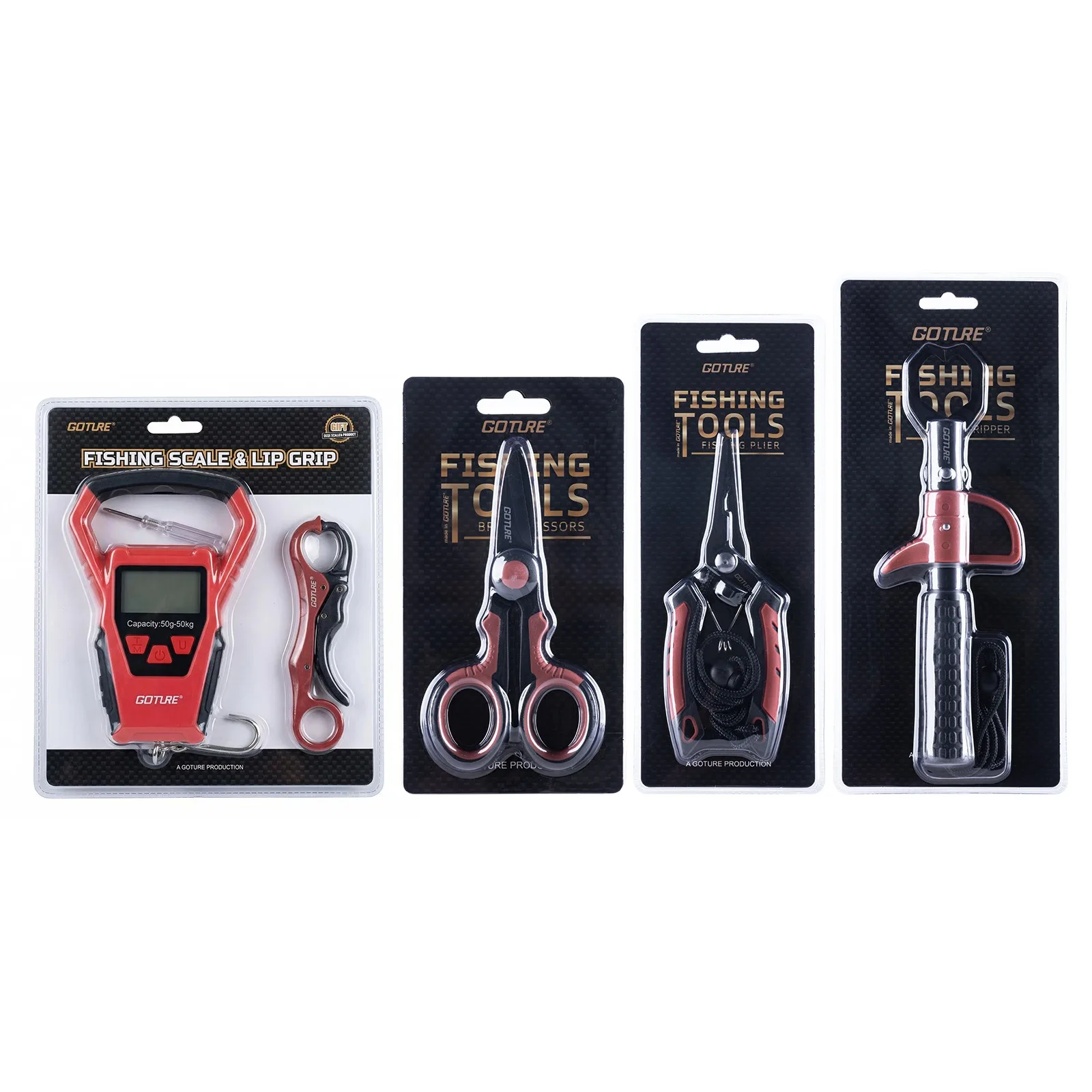 Pinza y herramientas del kit para control de peces