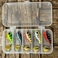 Señuelos Metáricos VIB Spoon – Cucharas giratorias hundimiento