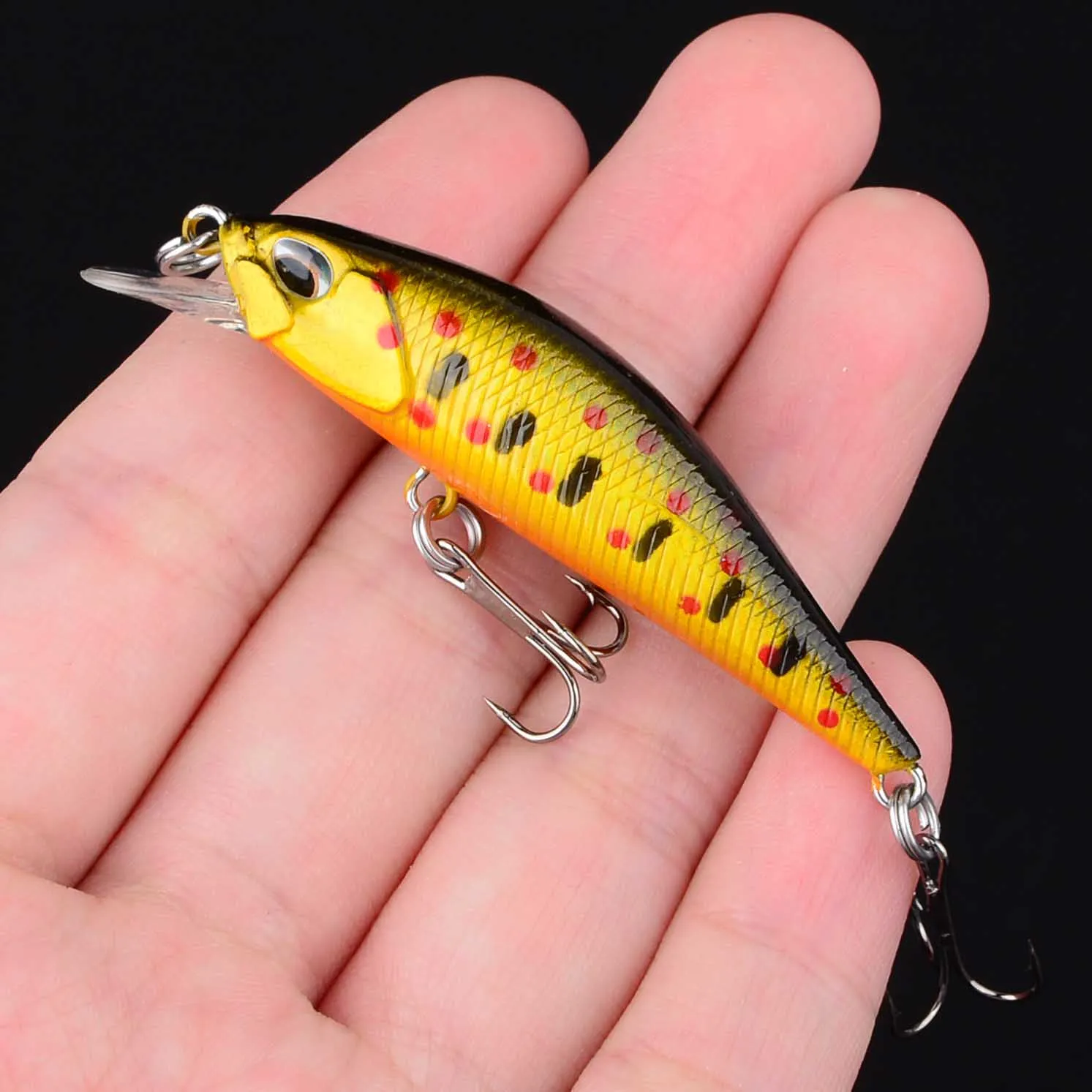 Micro Minnow wobbler: señuelo duro para trucha y lubina - imagen 2
