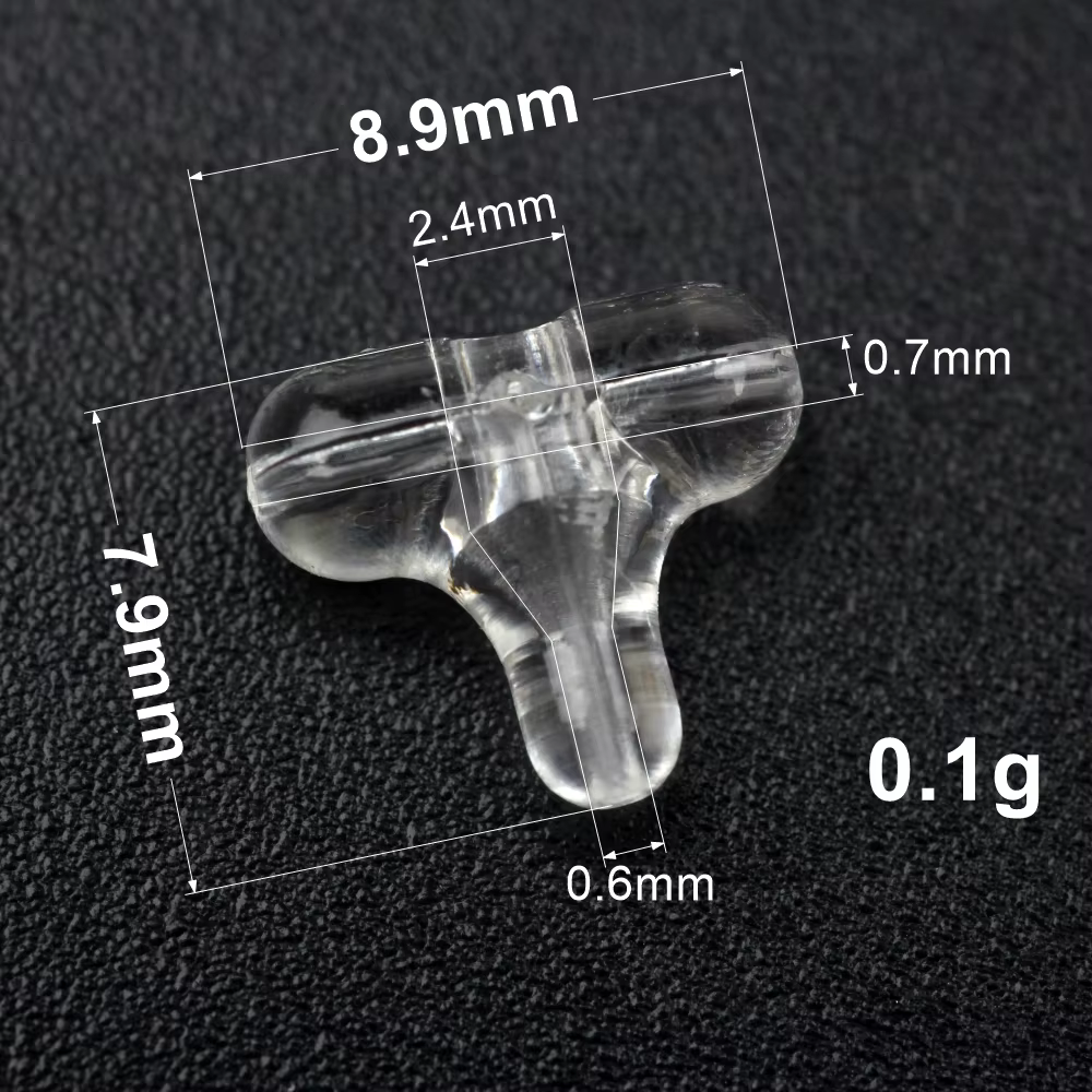 Cuentas T Transparentes con Clip – Accesorios Montaje Señuelos - imagen 5
