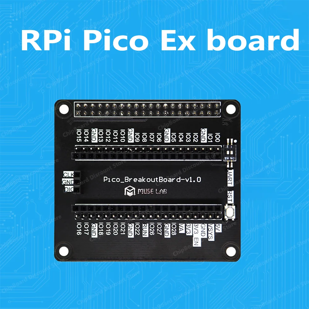 Placa de expansión Raspberry Pi Pico RP2040 con reinicio SWD - imagen 2