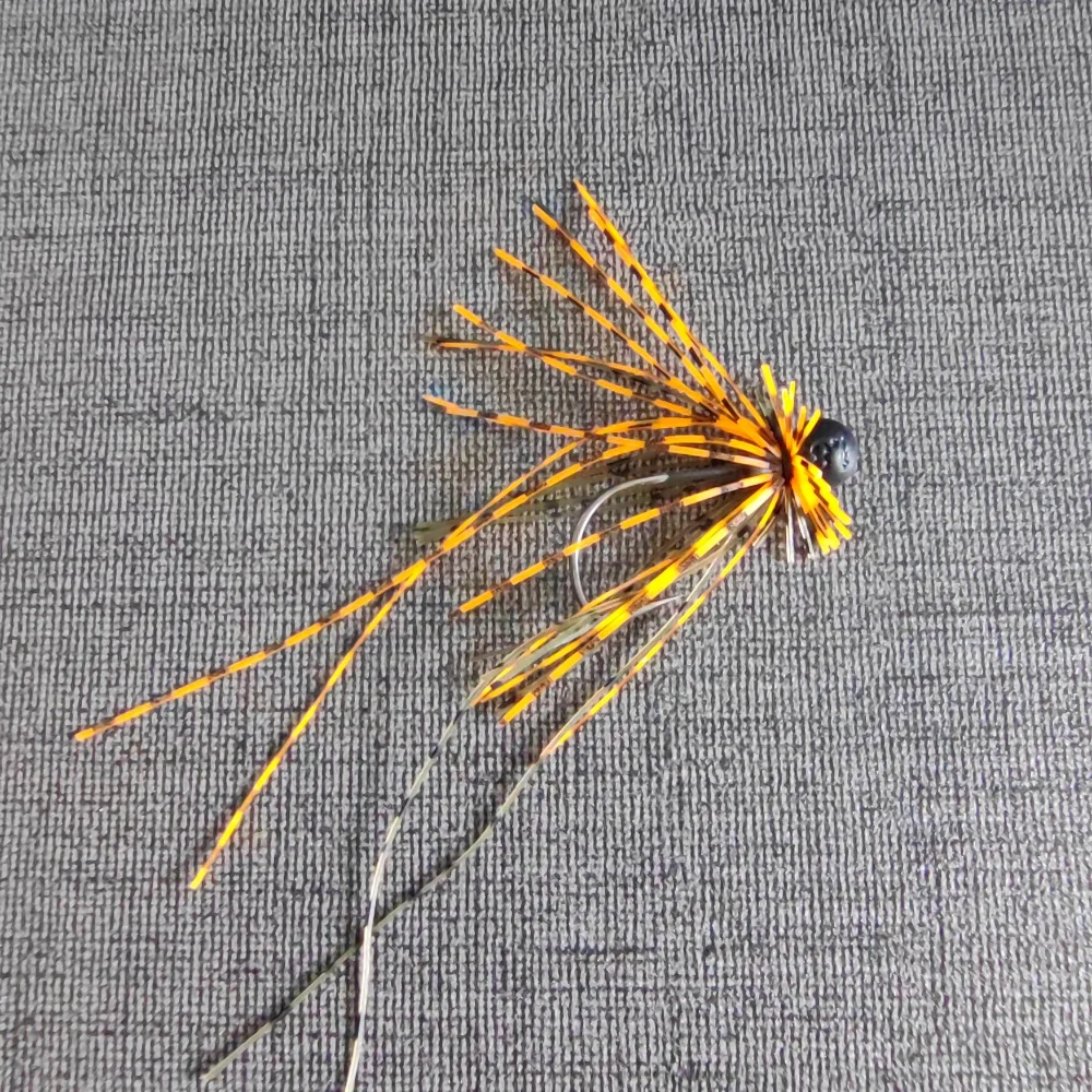 Mukun Jig Head Cabeza Plomada – Vinilo con falda para lubina