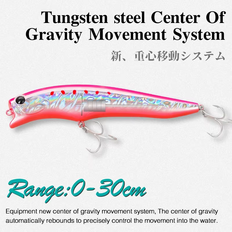 TSURINOYA Popper Superficie – Cebo Pesca Lanzamiento Largo - imagen 3