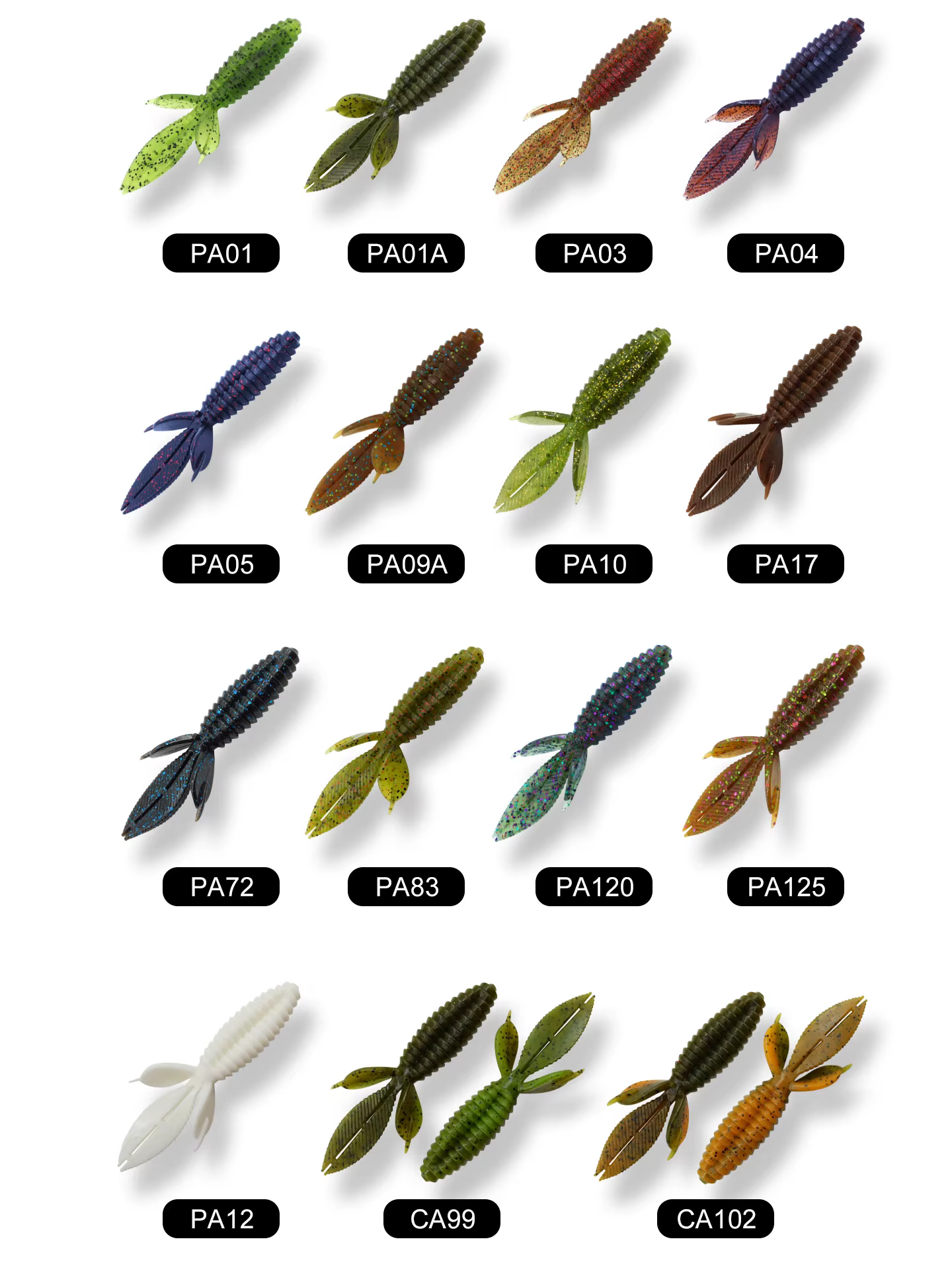 ESFISHING Señuelo de vinilo con olor a sal para lubina, trucha y lucio - imagen 5
